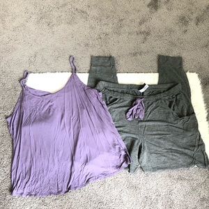 Adore Me tank and joggers lounge set size 0x